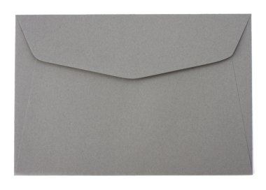 Envelope isolated on the white background clipart