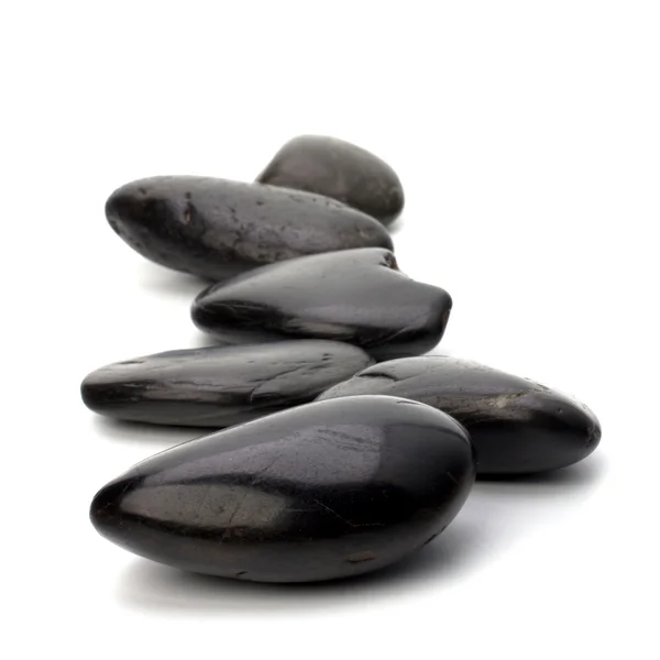 Zen kő elszigetelt fehér background — Stock Fotó