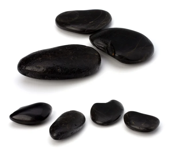 Zen stones isolated on the white background — Stock Photo, Image