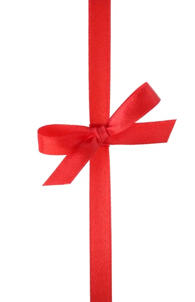Bayram hediyesi şerit ve yay — Stok fotoğraf