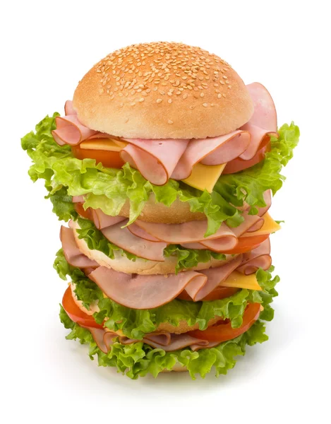 Junk food hamburger — Stock Fotó