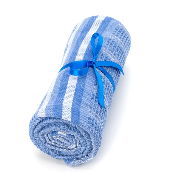 Towel isolated on white background — Stock Photo, Image