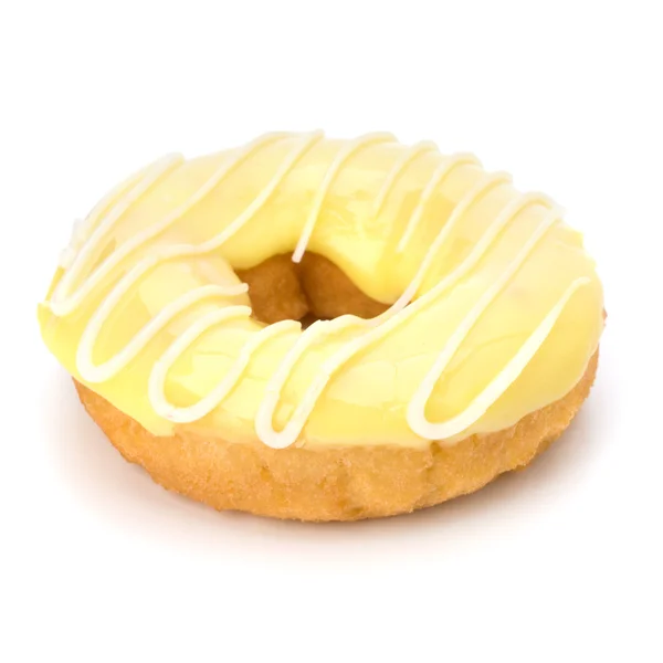 Köstliche Donut isoliert auf weißem Hintergrund — Stockfoto