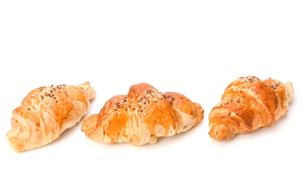 Croissant isolato su sfondo bianco — Foto Stock