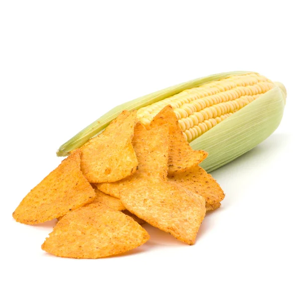 Stock image Corn cob and corn chips