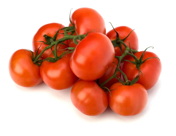 Κόκκινη ντομάτα που απομονώνονται σε λευκό φόντο — Φωτογραφία Αρχείου