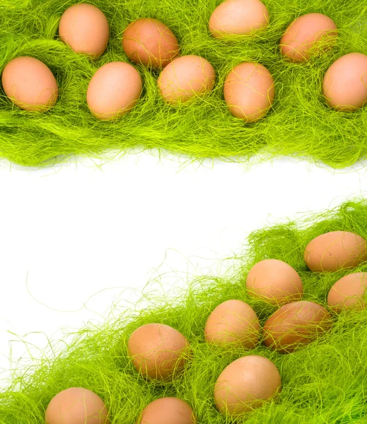 Граница яиц — стоковое фото