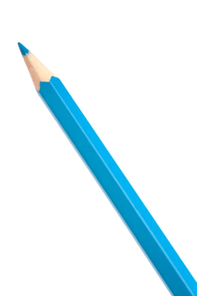 Kék színezést zsírkréta ceruza — Stock Fotó