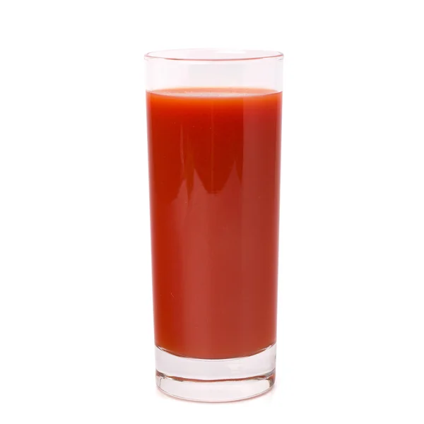 Rajčatová šťáva sklo — Stock fotografie