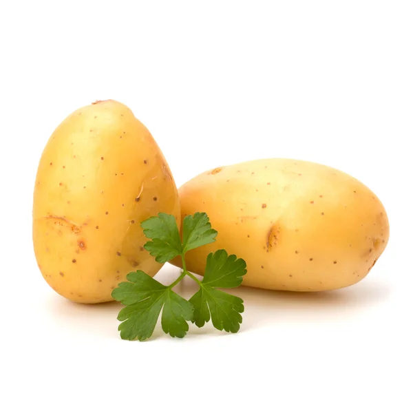 Cartofi noi și pătrunjel verde — Fotografie, imagine de stoc