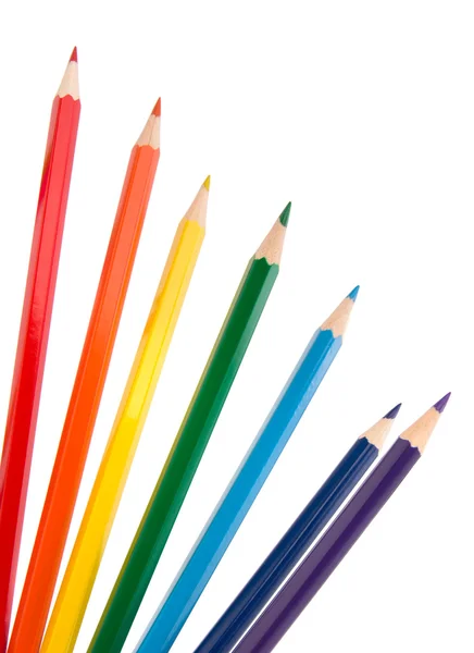 Vybarvení pastelka tužky parta — Stock fotografie
