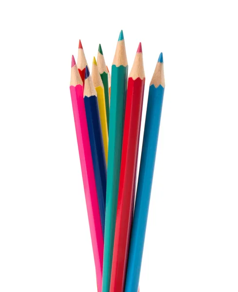 Colouring crayon pencils bunch — Stock Photo, Image