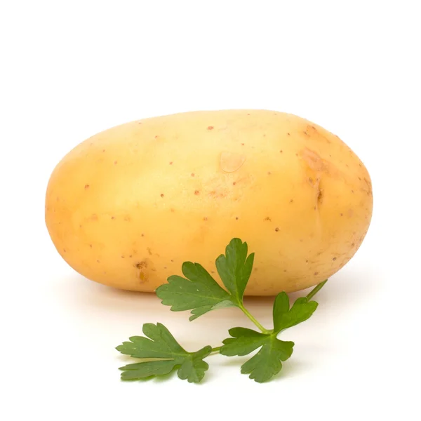 Yeni patates ve yeşil maydanoz — Stok fotoğraf