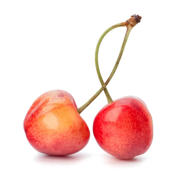 Twee cherry bessen — Stockfoto