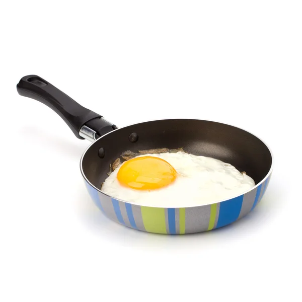 stock image Fried egg on pan