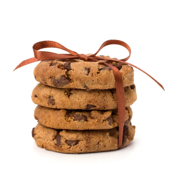 Slavnostní tvarované čokoládové pečivo sušenky — Stock fotografie