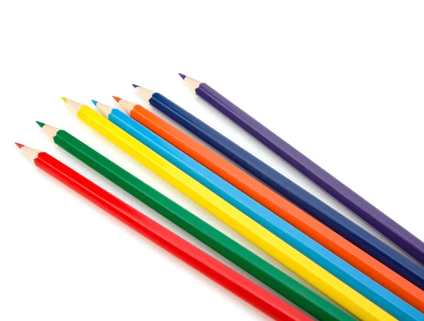 Colorear lápices de crayón manojo —  Fotos de Stock