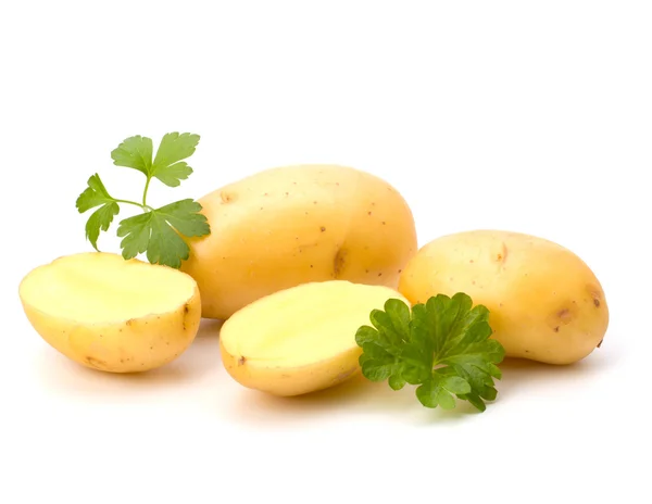 Nova batata e salsa verde — Fotografia de Stock