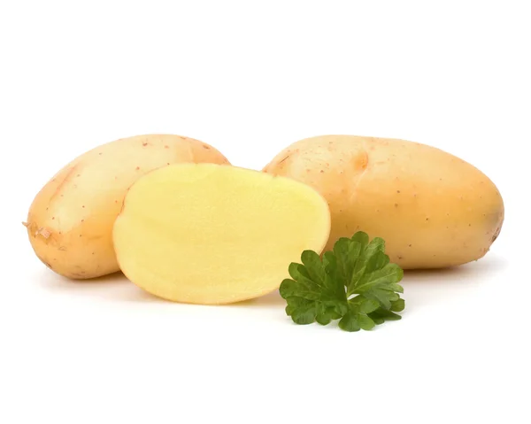 新しいジャガイモと緑のパセリ — ストック写真