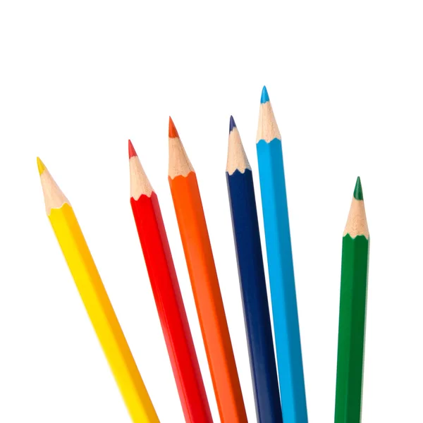 Фарбування букет крайових олівців — стокове фото