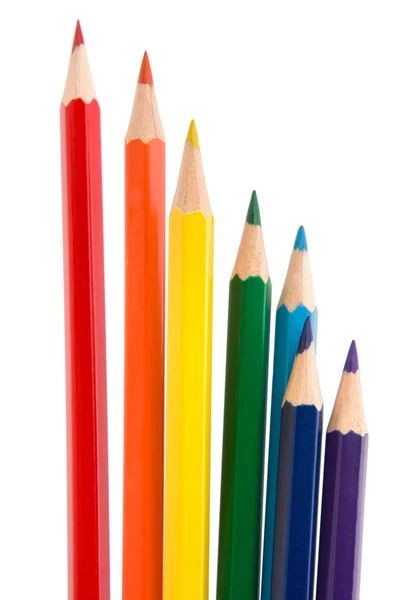 Χρωστικές κραγιόνι μολύβια δέσμη — Φωτογραφία Αρχείου