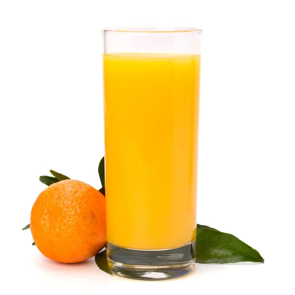 stock image Tangerines and juice glass