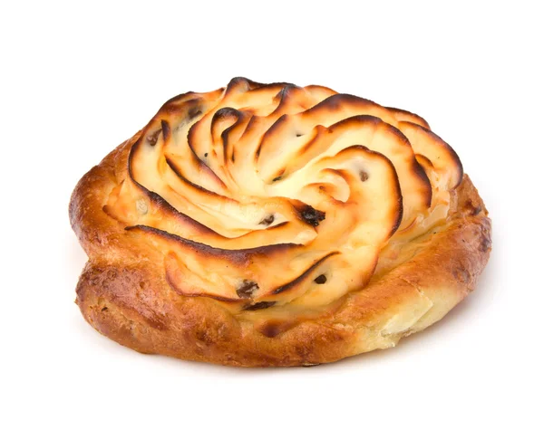 Delicious sweet cream bun — Stock Photo, Image