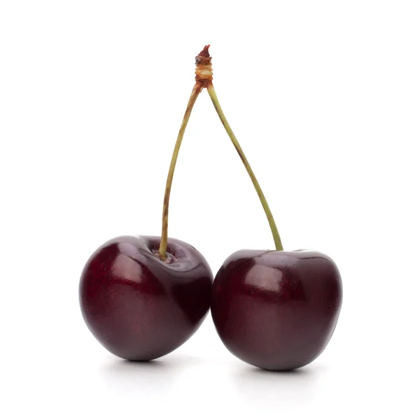 Two cherry berries — Stock Photo, Image