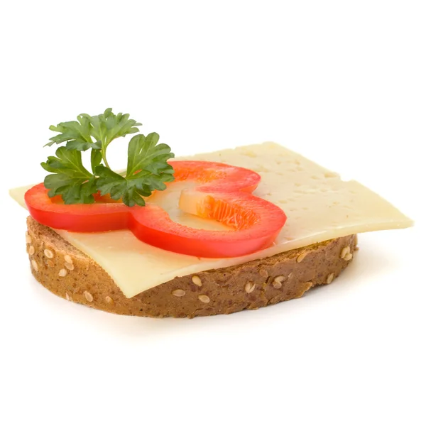 Здоровый сэндвич с овощами — стоковое фото