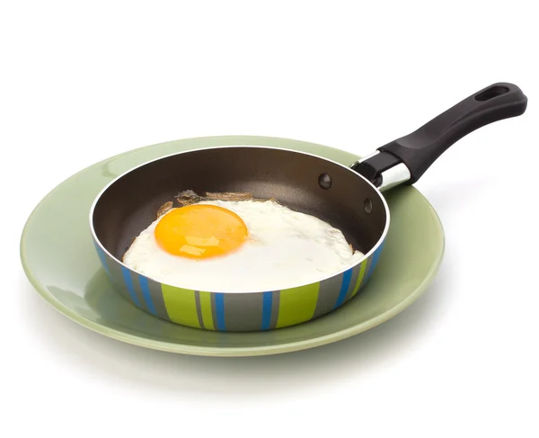 stock image Fried egg on pan