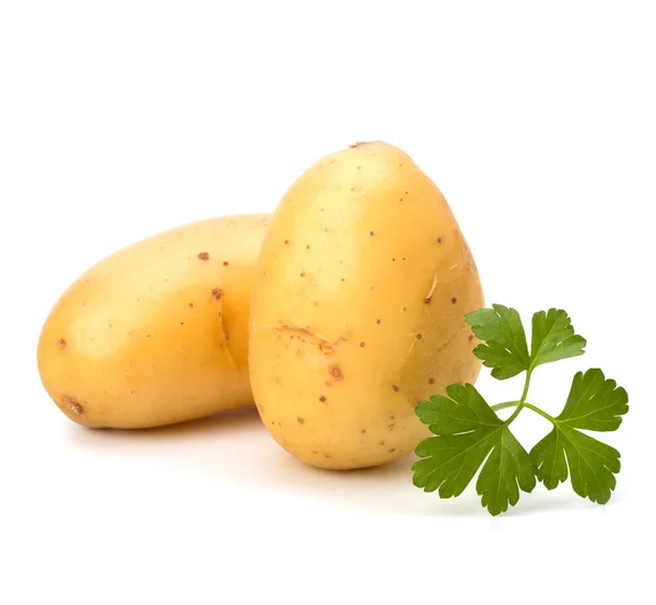 新しいジャガイモと緑のパセリ — ストック写真