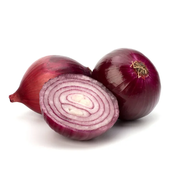 stock image Red sliced onion