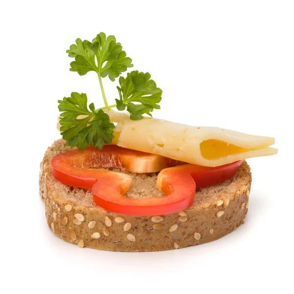 三明治配蔬菜 — 图库照片