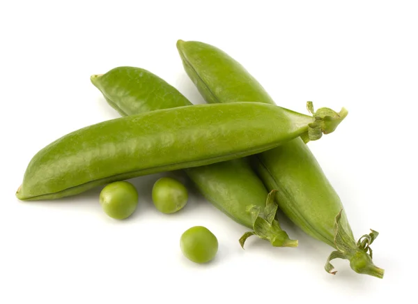 新鲜的绿色豌豆荚 — 图库照片