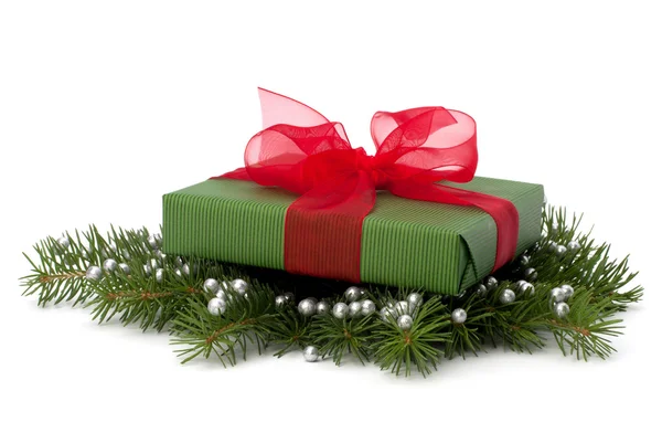 Caixa de presente de Natal — Fotografia de Stock