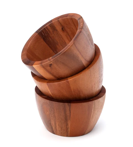 Handmade wooden bowl — Stock Photo, Image