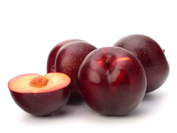 stock image Red plum fruit