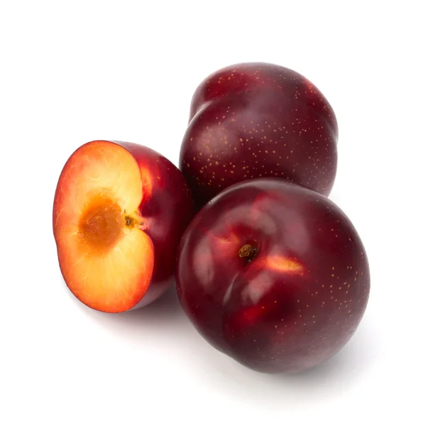 Röda plommon frukt — Stockfoto