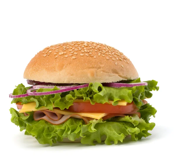 Hambúrguer de comida de plástico — Fotografia de Stock