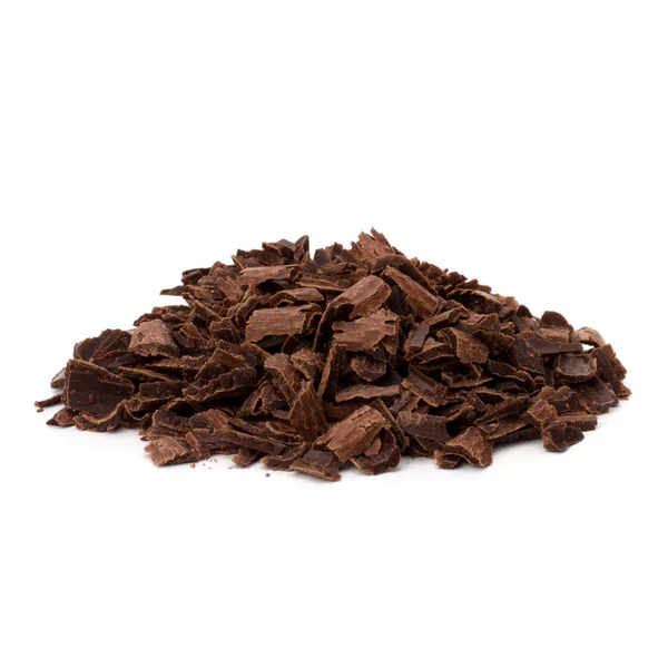 Ras de ciocolată zdrobit grămadă — Fotografie, imagine de stoc
