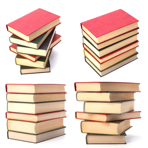 stock image Book stack isolated on white background