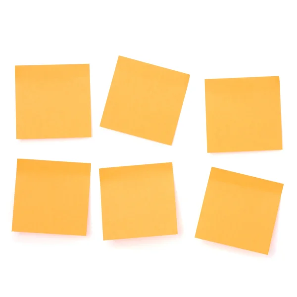 stock image Yellow sticky memo paper