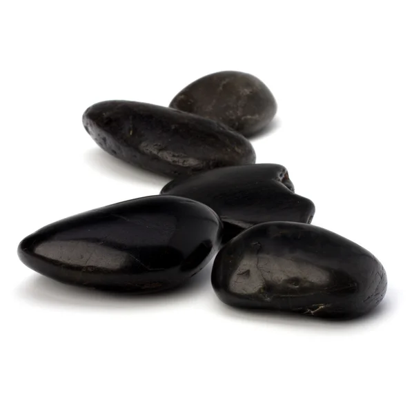 Zen pedras isoladas no fundo branco — Fotografia de Stock