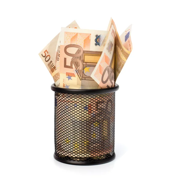 お金の概念の廃棄物 — ストック写真