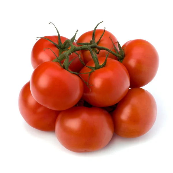 白い背景で隔離赤いトマト — ストック写真