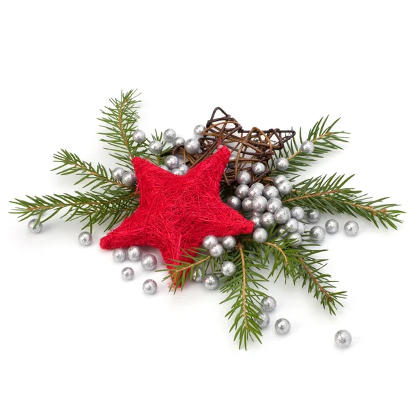 Christmas decoration isolated on white background — Stock Photo, Image
