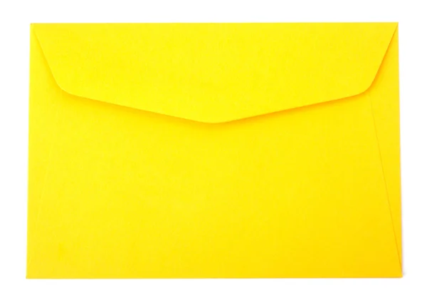 Umschlag isoliert auf weißem Hintergrund — Stockfoto