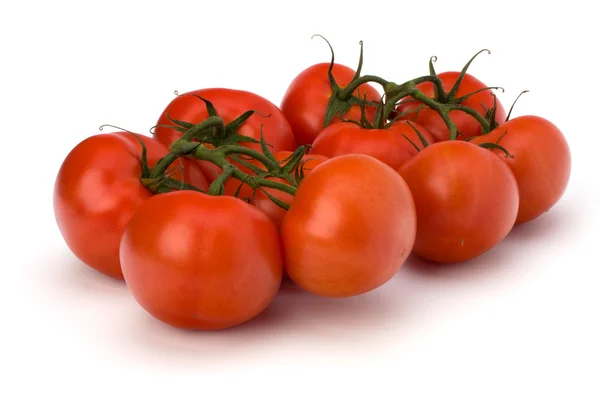 Красный помидор изолирован на белом фоне — стоковое фото
