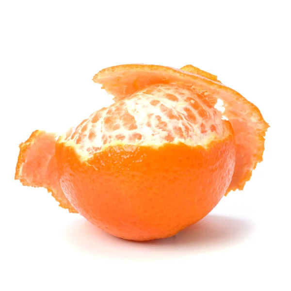 stock image Peeled mandarin isolated on white