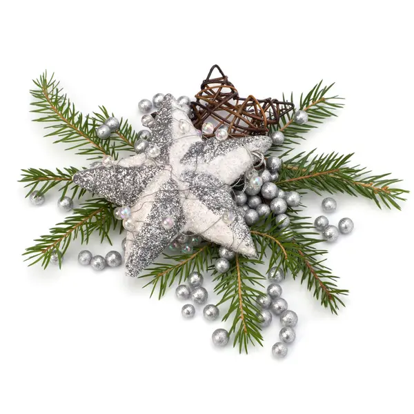 Christmas decoration isolated on white background — Stock Photo, Image